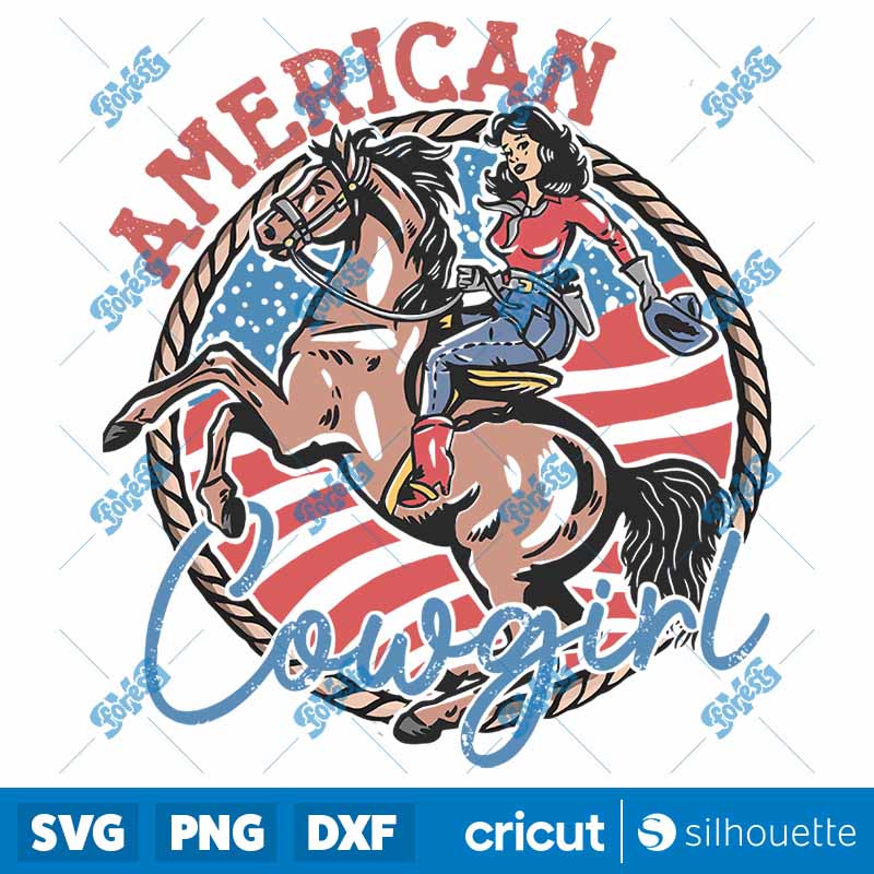 American Cowgirl SVG