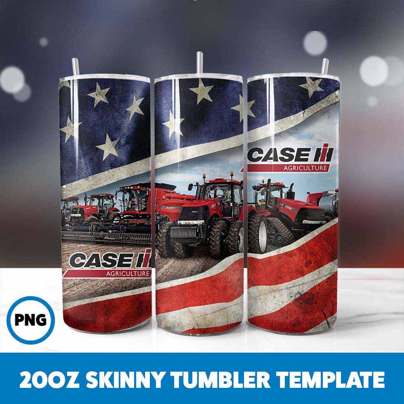 American Flag Case IH Tractors
Tumbler Wrap