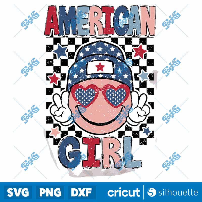 American Girl SVG