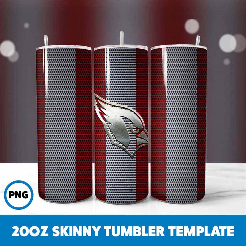 Arizona Cardinals Multi
  Designs Tumblers Tumbler Wrap