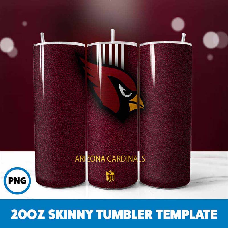 Arizona Cardinals Multi
  Designs Tumblers Tumbler Wrap