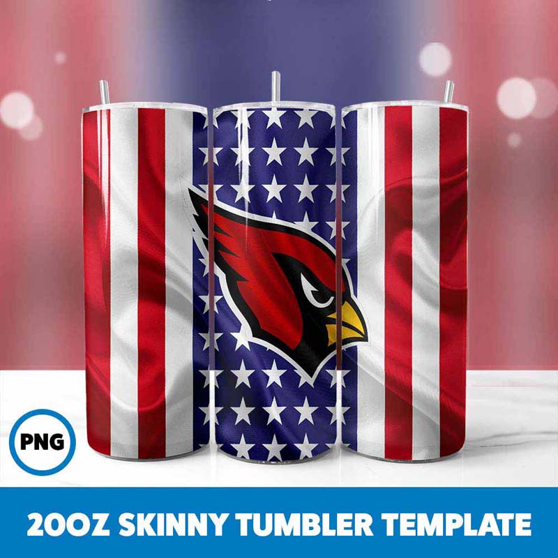 Arizona Cardinals Multi
  Designs Tumblers Tumbler Wrap