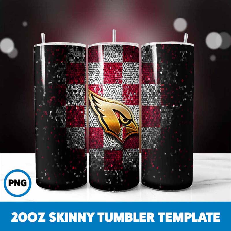 Arizona Cardinals Multi
  Designs Tumblers Tumbler Wrap