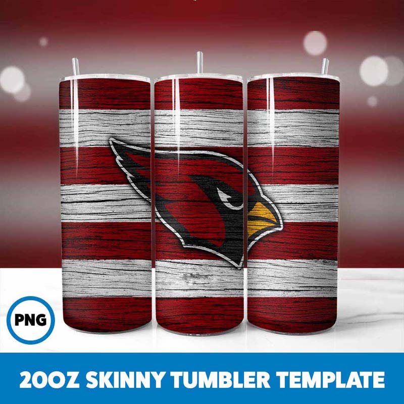 Arizona Cardinals Multi
  Designs Tumblers Tumbler Wrap