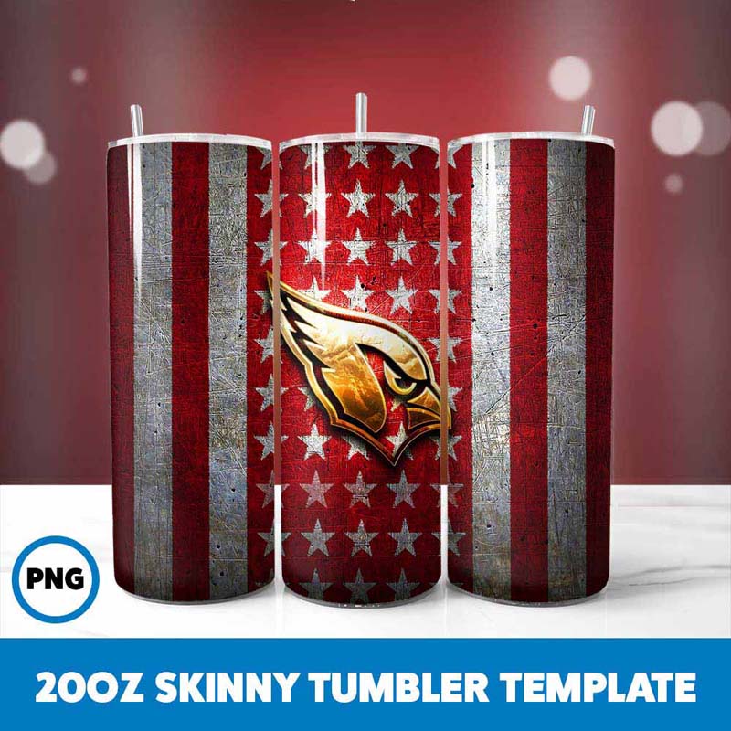 Arizona Cardinals Multi
  Designs Tumblers Tumbler Wrap