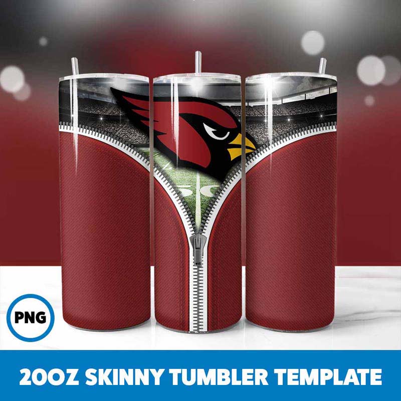 Arizona Cardinals Zipper
  Tumbler Wrap