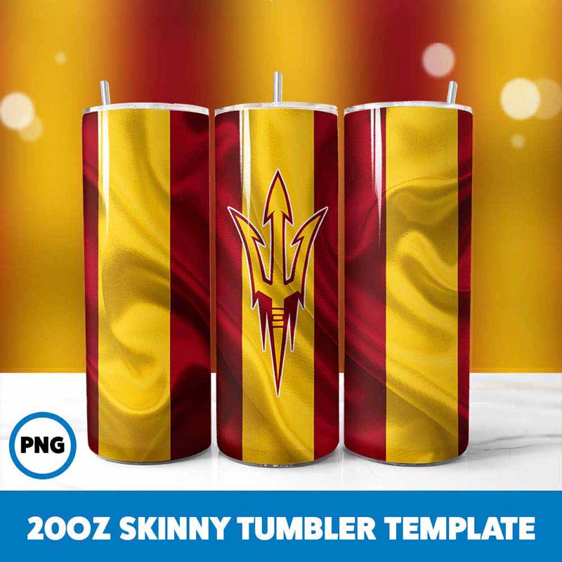 Arizona State Sun Devils
  Football Designs Tumbler Wrap