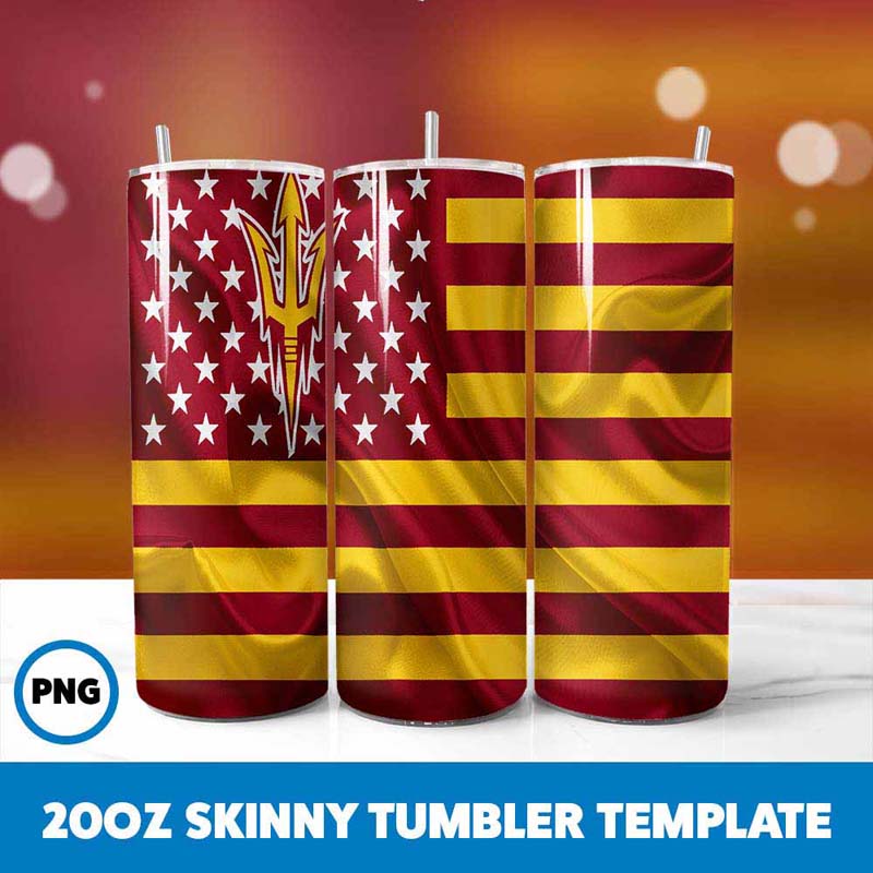 Arizona State Sun Devils
  Football Designs Tumbler Wrap