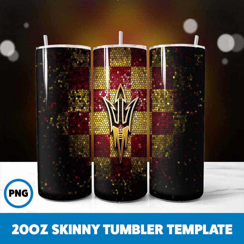 Arizona State Sun Devils
  Football Designs Tumbler Wrap