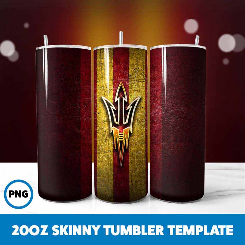 Arizona State Sun Devils
  Football Designs Tumbler Wrap