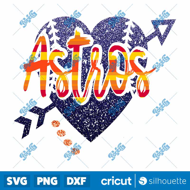 Astros Heart PNG