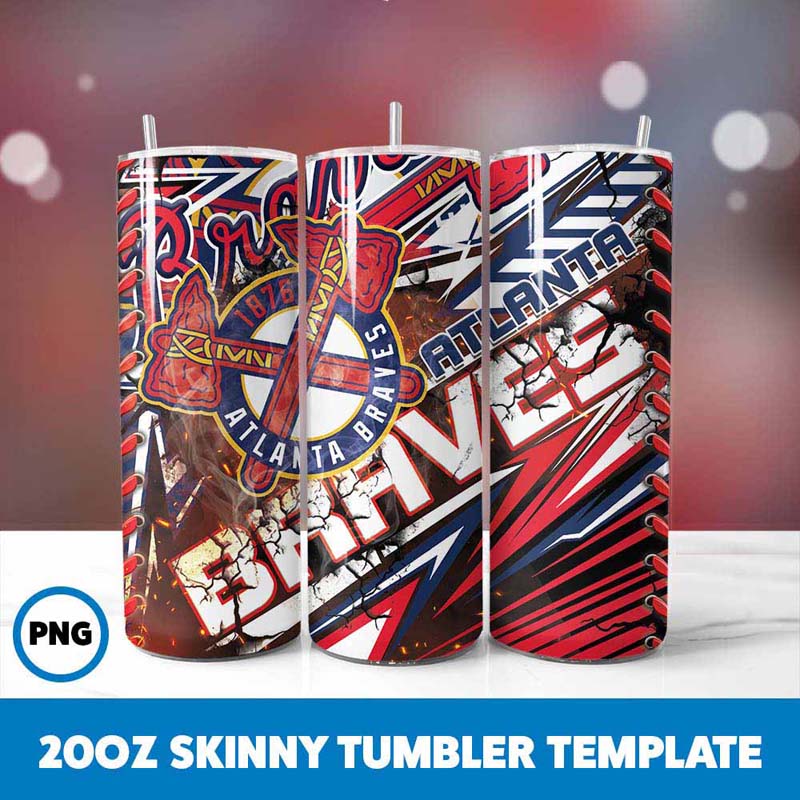 Atlanta Braves Tumbler Wrap
  20oz Tumbler Wrap