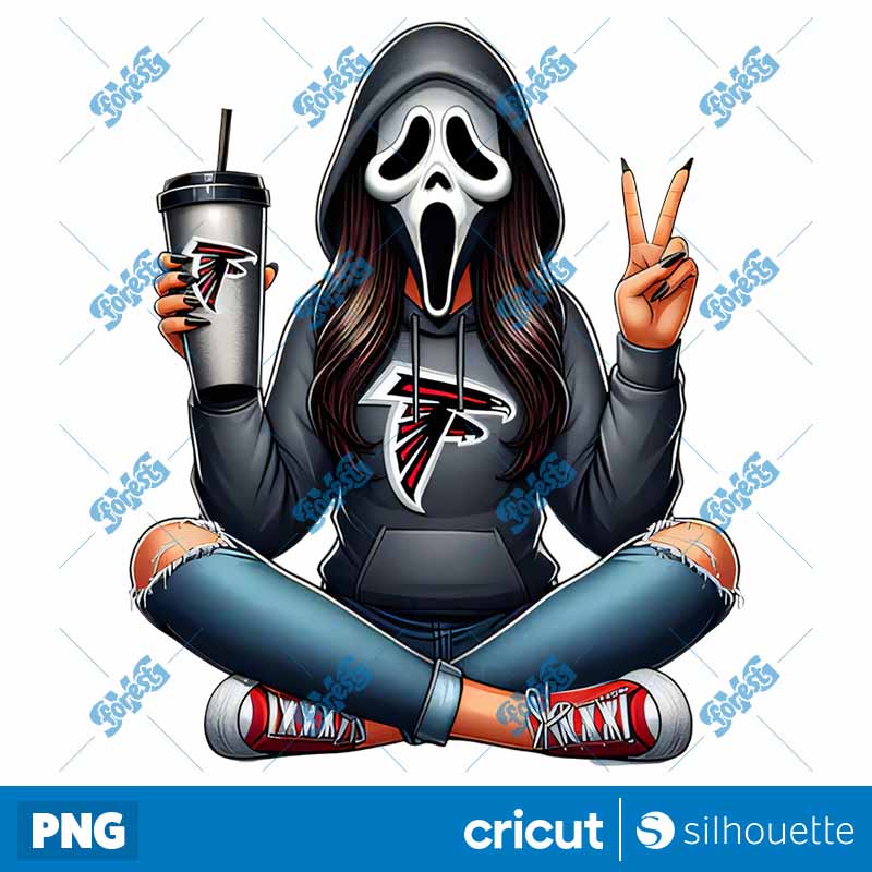 Atlanta Falcons Movie Ghost
  Girl Football PNG