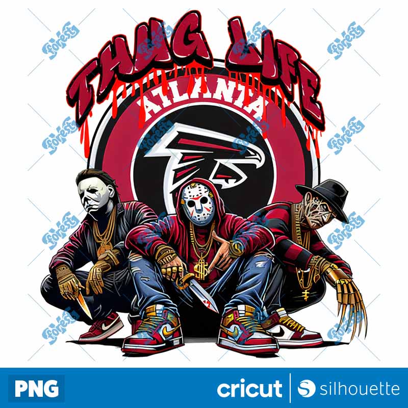 Atlanta Falcons Thug Life
  Horror NFL Football PNG