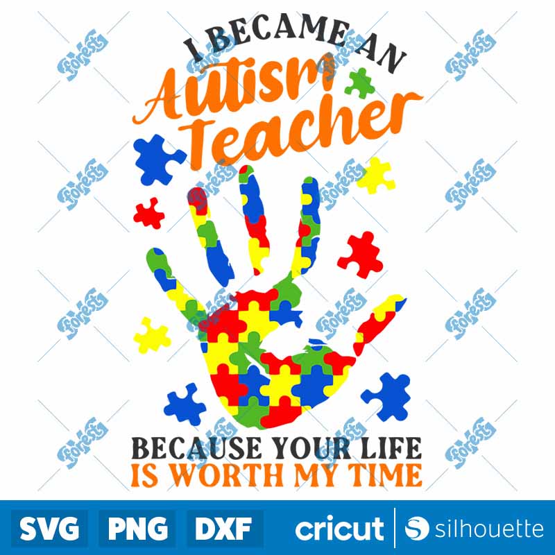 AutI'm Awareness Teacher For
  Special Education Teacher SVG