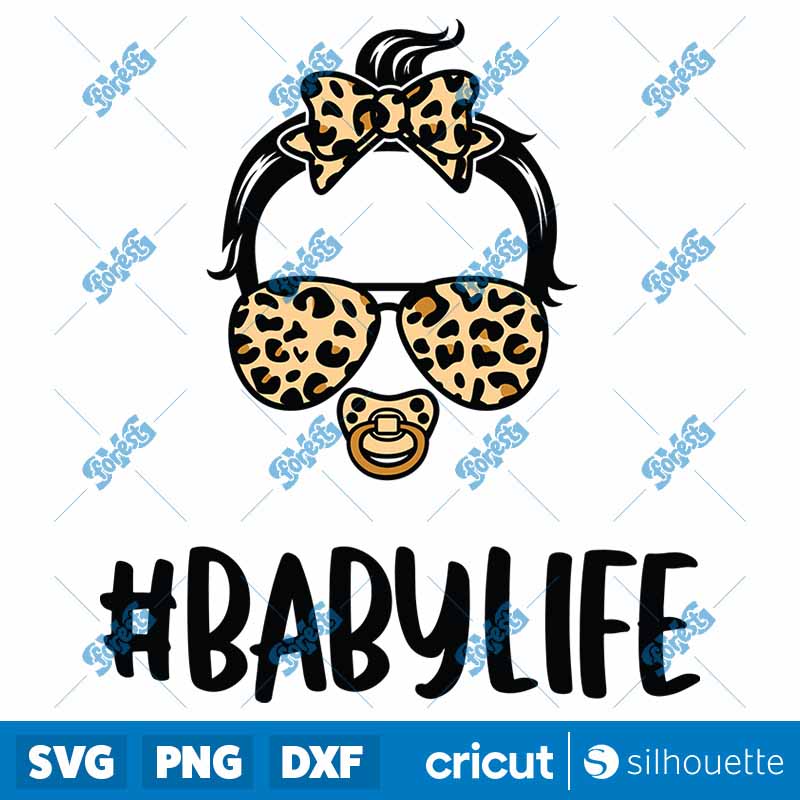 Baby Life Leopard SVG