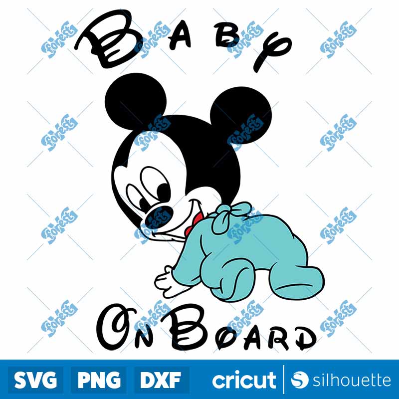 Baby Mickey SVG