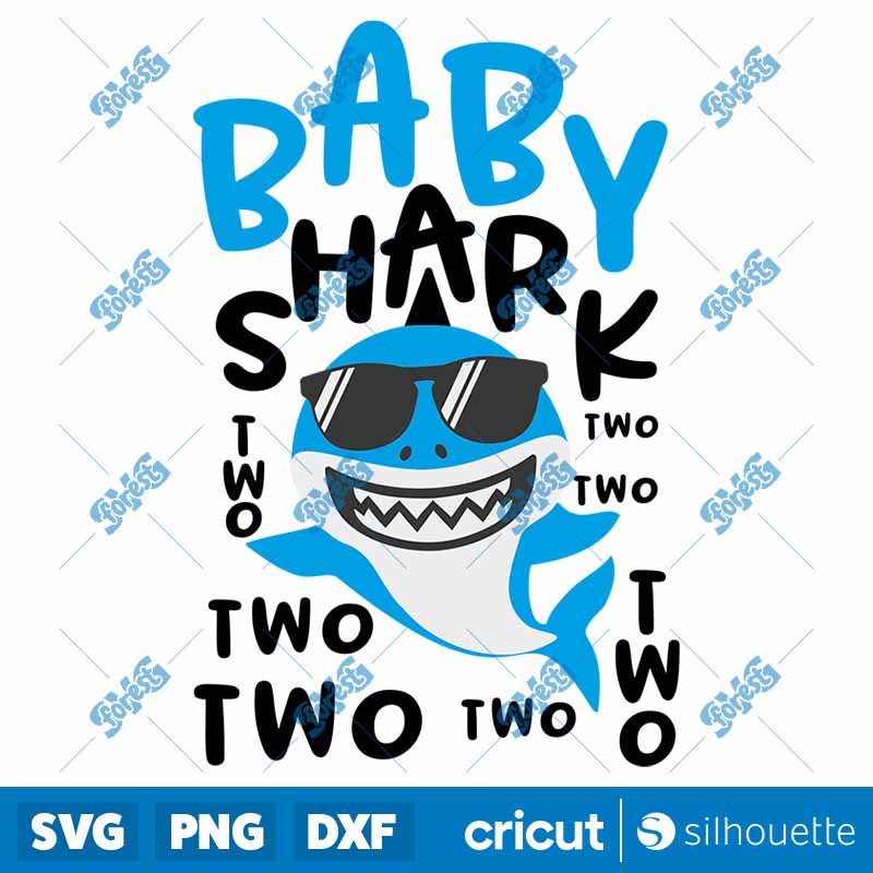 Baby Shark Two Two Two SVG