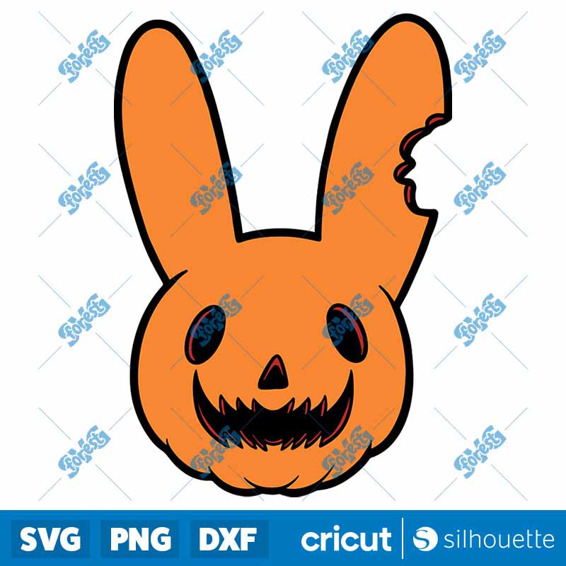 Bad Bunny Halloween SVG