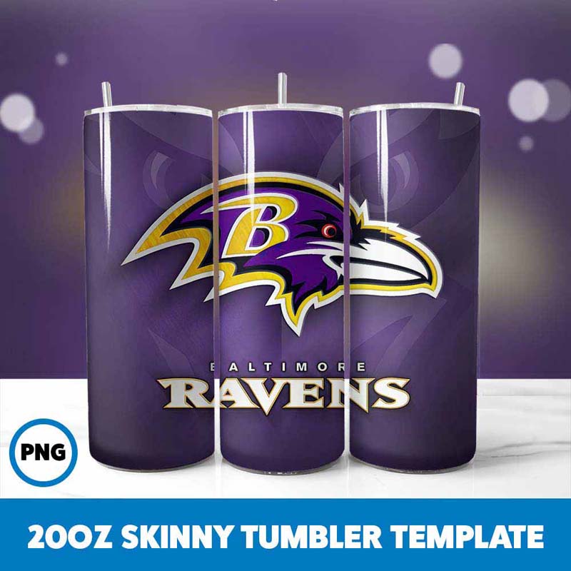 Baltimore Ravens 20oz Tumbler
  Wrap