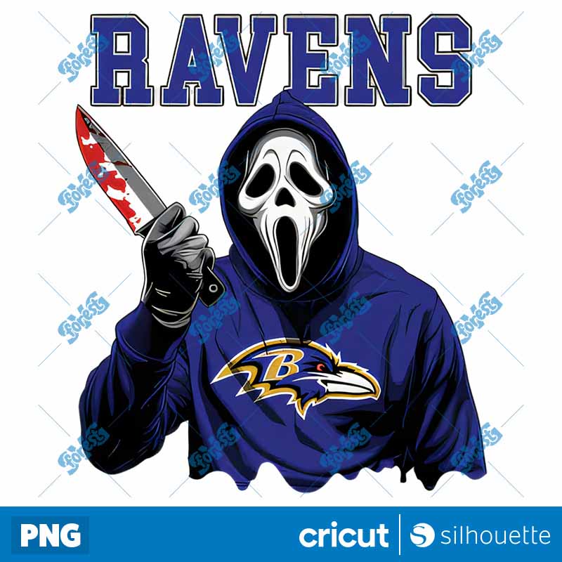 Baltimore Ravens Movie
  Ghostface NFL PNG