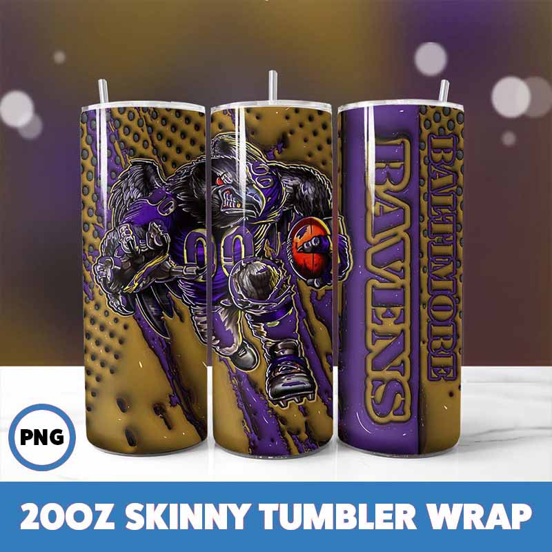 Baltimore Ravens NFL Tumbler
  Wrap