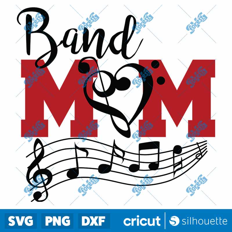 Band Mom Music SVG-PNG