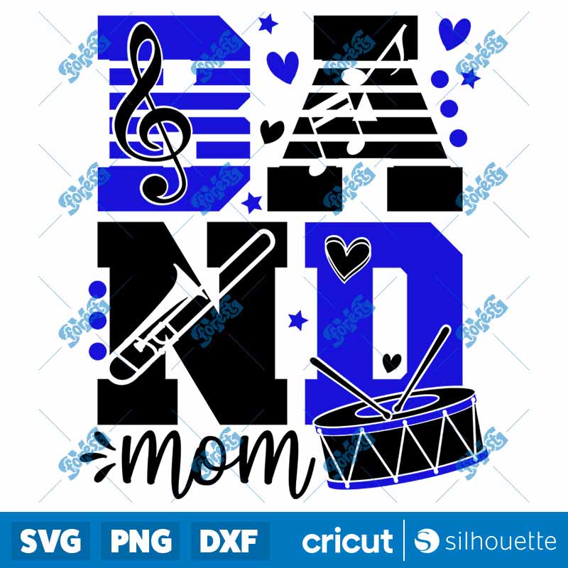 Band Mom SVG