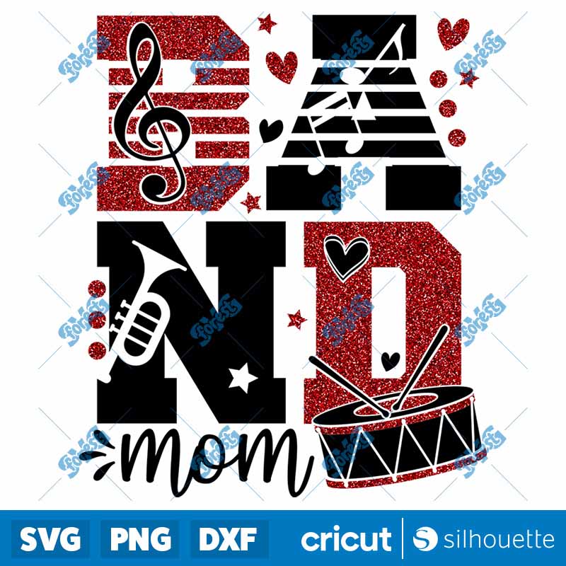 Band Mom SVG