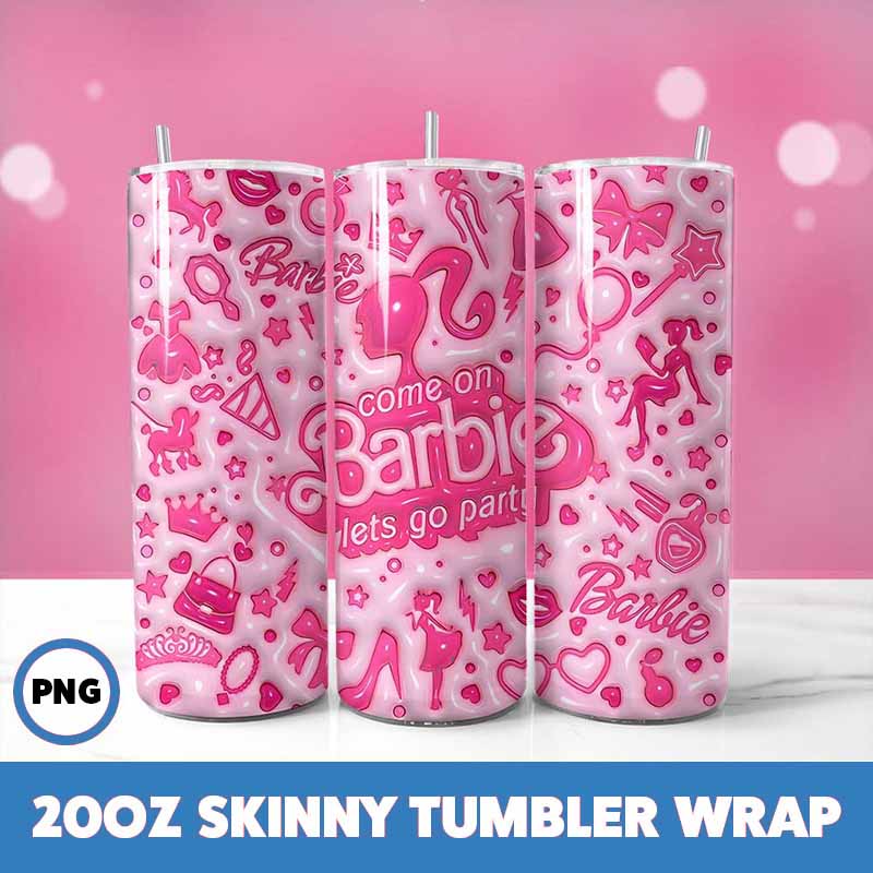 Barbie Tumbler Wrap