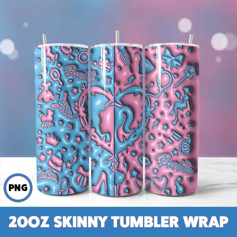 Barbie Tumbler Wrap