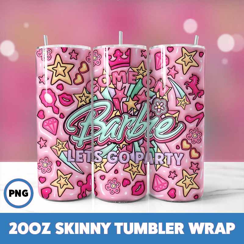 Barbie Tumbler Wrap