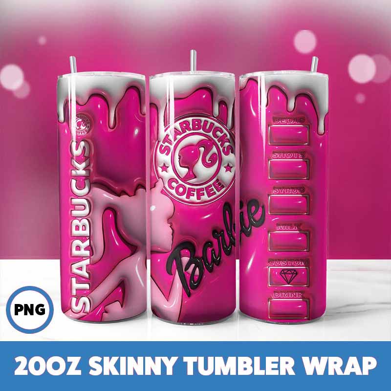 Barbie Tumbler Wrap