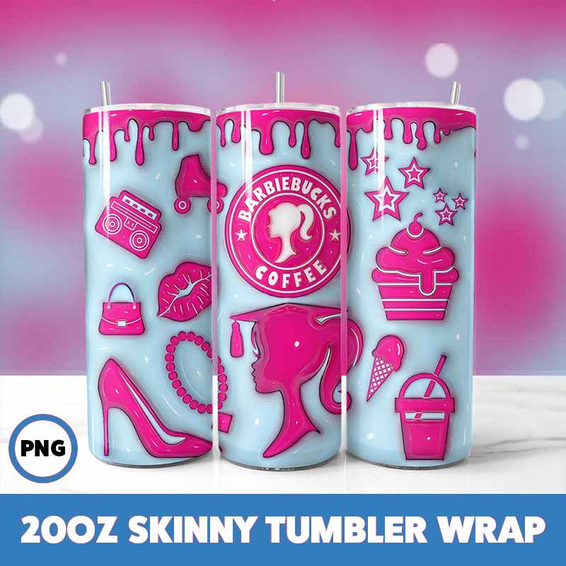 Barbie Tumbler Wrap