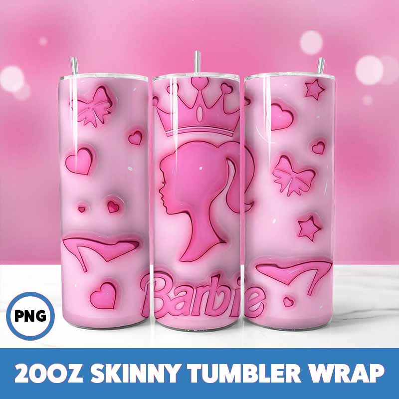 Barbie Tumbler Wrap