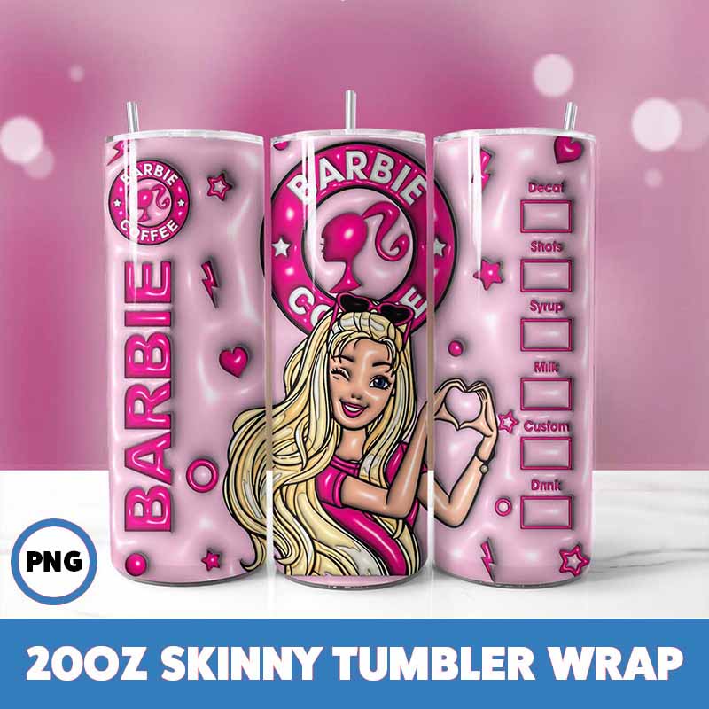 Barbie Tumbler Wrap