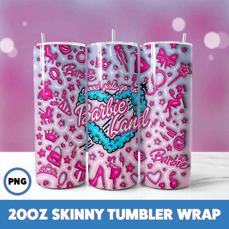 Barbie Tumbler Wrap