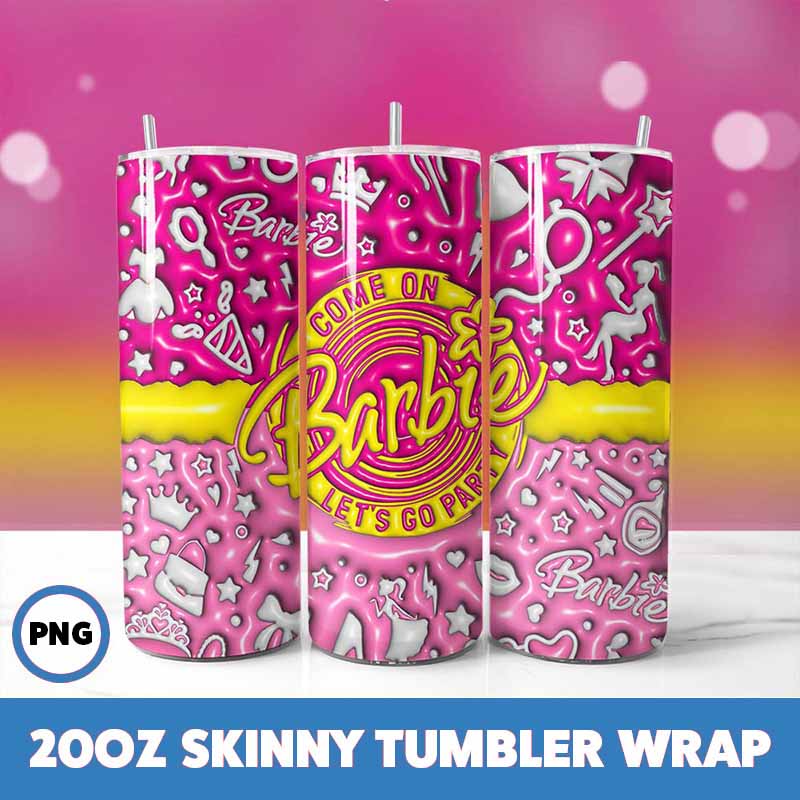 Barbie Tumbler Wrap