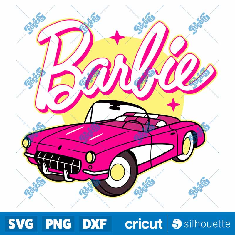 Barbie Car SVG