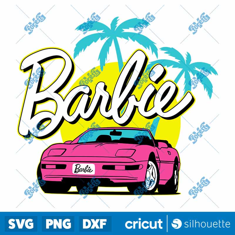 Barbie Malibu Logo SVG