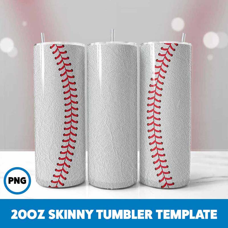 Baseball Tumbler Wrap