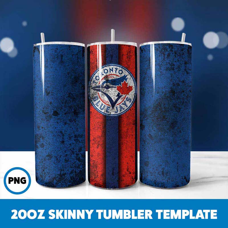 Baseball Blue Jays Grunge
Tumbler Wrap