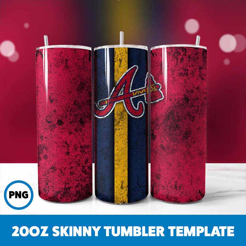 Baseball Braves Grunge Tumbler
Wrap