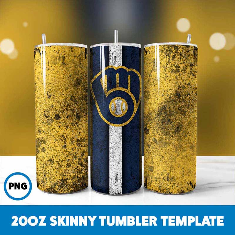 Baseball Brewers Grunge
Tumbler Wrap