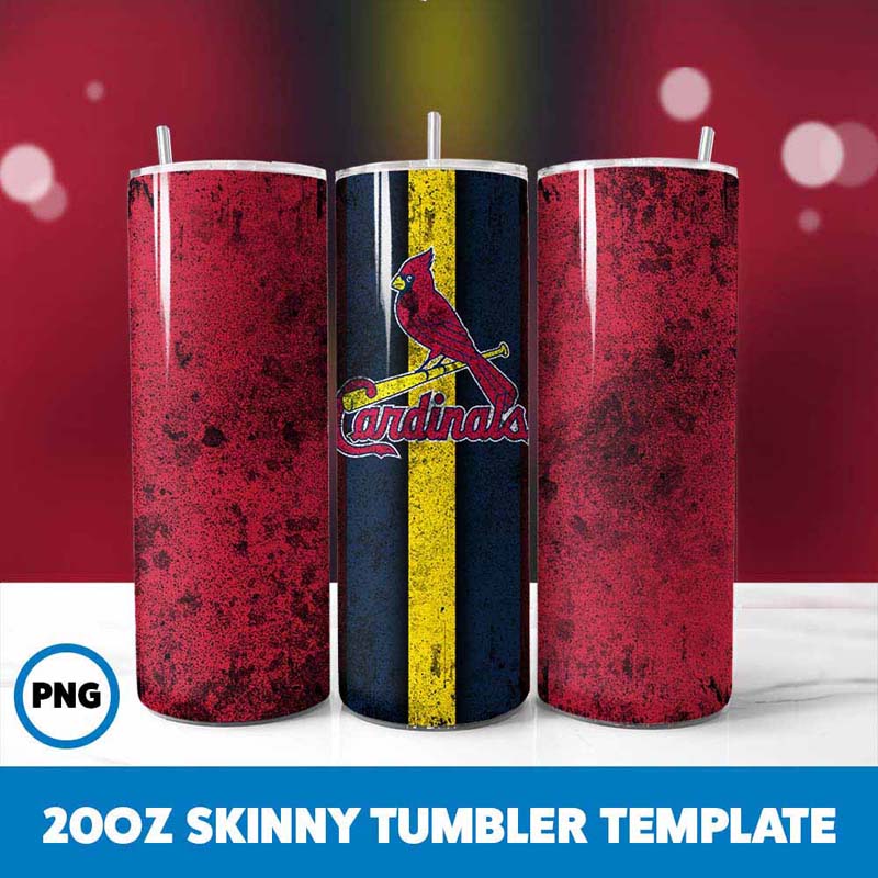 Baseball Cardinals Grunge
Tumbler Wrap