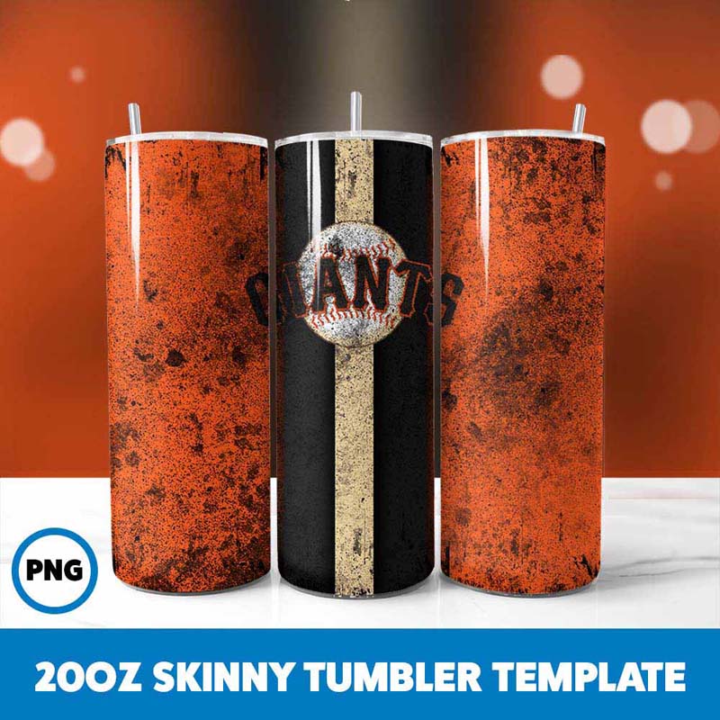 Baseball Giants Grunge Tumbler
Wrap