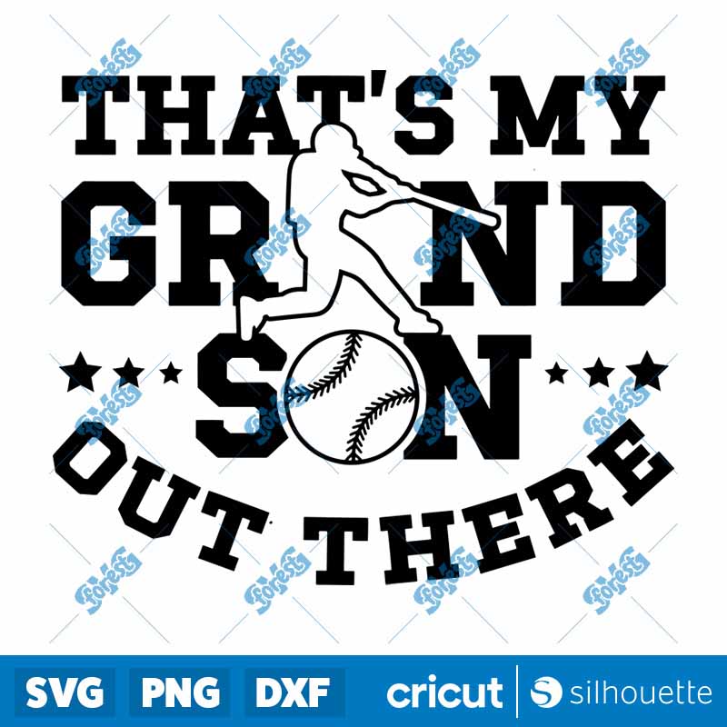 Baseball Grandson SVG