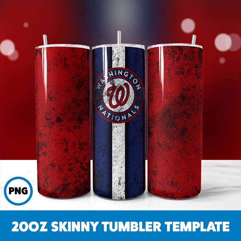 Baseball Nationals Grunge
Tumbler Wrap