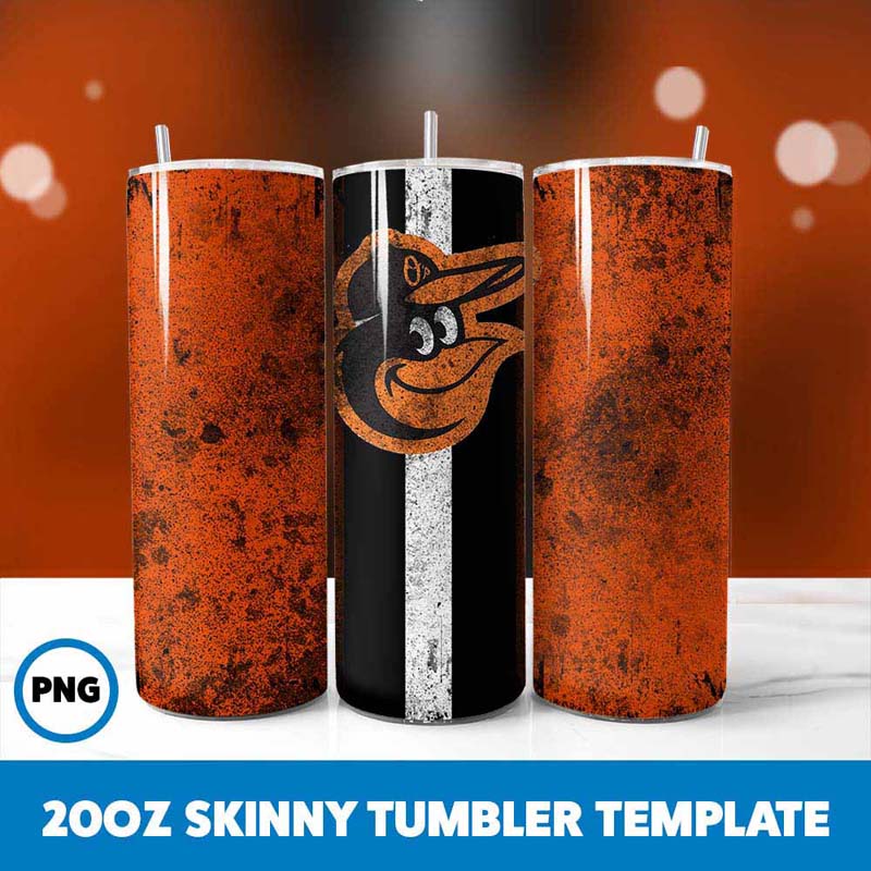 Baseball Orioles Grunge
Tumbler Wrap