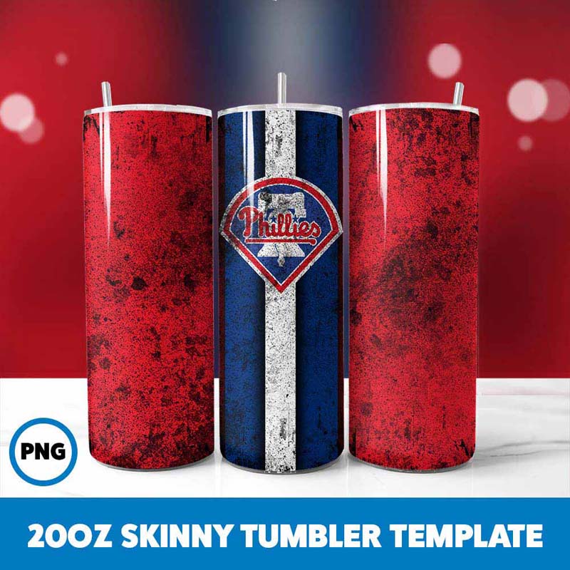 Baseball Phillies Grunge
Tumbler Wrap